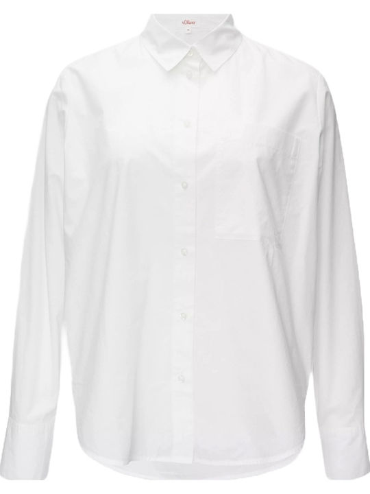 Mânecă lungă Femei Cămașă White