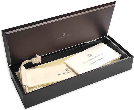 Graf Von Faber-Castell Πένα Γραφής Medium Χρυσή Ξύλινη