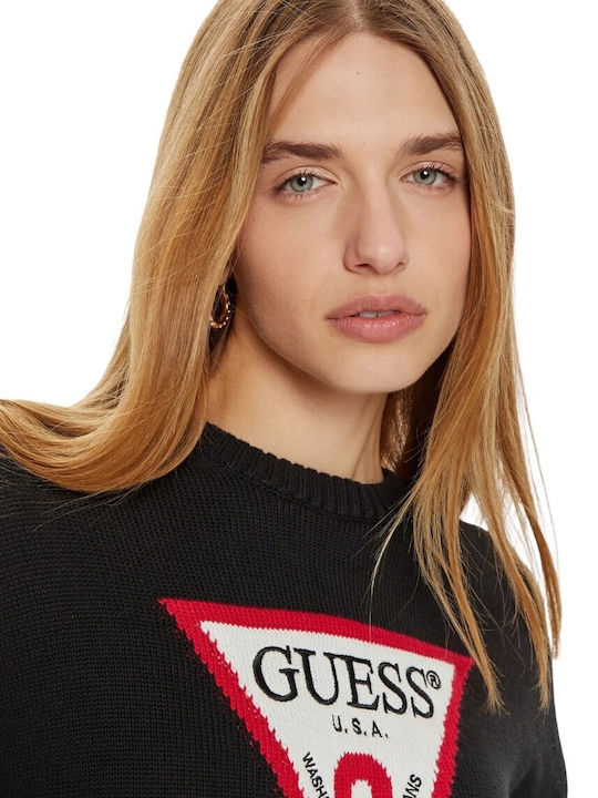 Women's Long Sleeve Sweater Cotton Black