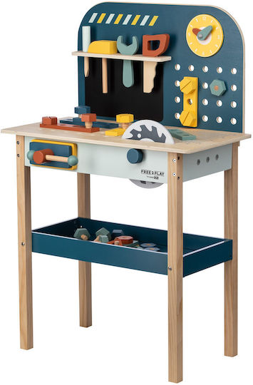 Banc de lucru din lemn pentru copii Freeon Free2play cu unelte
