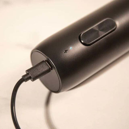 Vacuvin Ηλεκτρικό Ανοιχτήρι Μπουκαλιών 25w Usb-c Μαύρο
