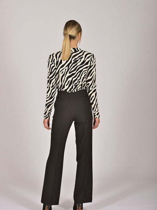 Dama Tesatura Pantaloni Black
