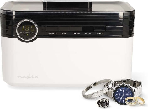 Nedis Ultrasonic Cleaner 1.8lt with Digital Timer