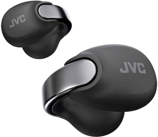 JVC HA-NP1T Open Ear Bluetooth Handsfree Earphones with Sweat Resistance and Charging Case Black