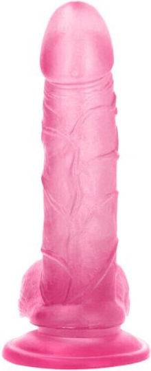 Toyz4lovers Emilio Ρεαλιστικό Dildo με Όρχεις και Βεντούζα Ροζ 19cm