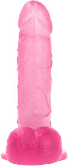 Toyz4lovers Emilio Ρεαλιστικό Dildo με Όρχεις και Βεντούζα Ροζ 19cm