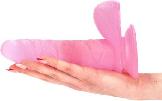 Toyz4lovers Emilio Ρεαλιστικό Dildo με Όρχεις και Βεντούζα Ροζ 19cm