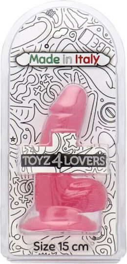 Toyz4lovers Orazio Ρεαλιστικό Dildo με Όρχεις και Βεντούζα Ροζ 15cm