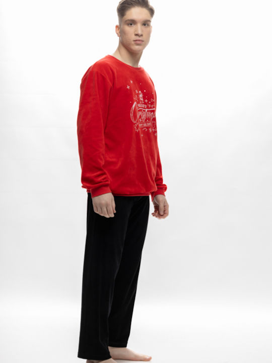 Christmas Men's Pyjamas Galaxy "Christmas" Red Chr-4