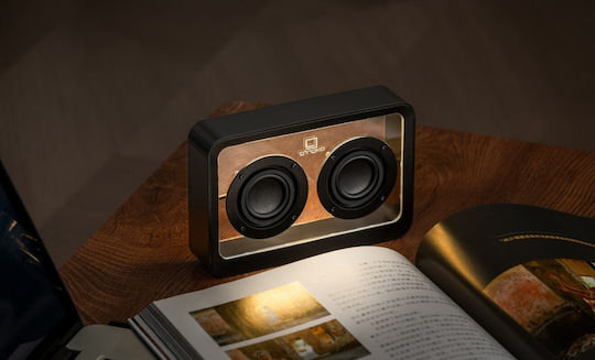 Gingko Mage See-Through Bluetooth Speaker with Battery Life up to 8 hours Black