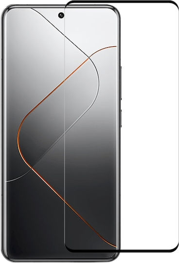 3D Tempered Glass Black (Xiaomi 14 Pro)
