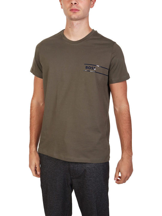 Herren Unterhemden Khaki 1Packung