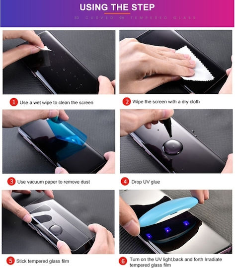 UV Flüssigkeit Vollkleber Vollflächig gehärtetes Glas (Xiaomi 14 Pro)