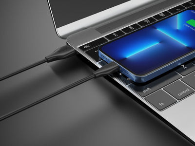 Celebrat USB 2.0 Cable USB-C male - USB-C 15W Μαύρο 1m 117174