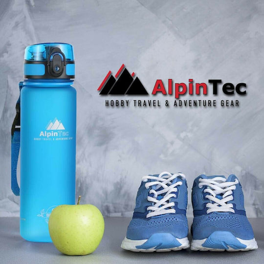 AlpinPro Kids Water Bottle Butterfly Plastic Non Spill Rasberry Butterfly 500ml