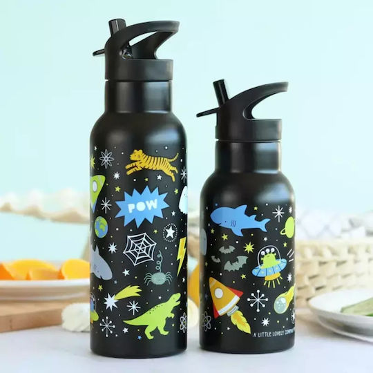 A Little Lovely Company Bottle XL Double Wall Stainless Steel 500ml Galaxy Dbsxga81 #dbsxga81