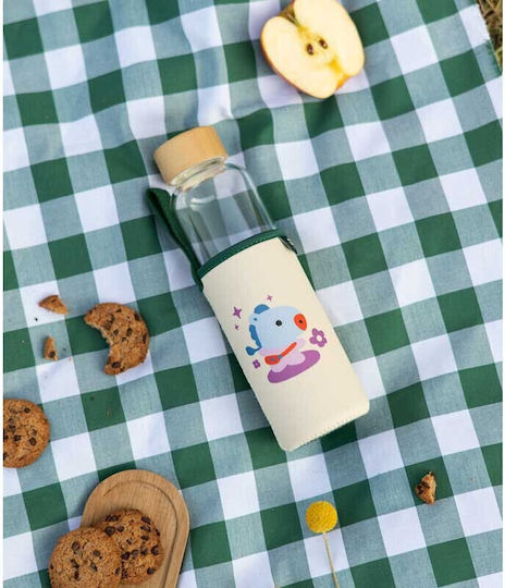 Line Friends Kinderflasche Glas Beige 500ml