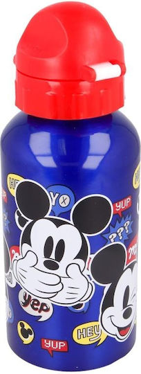 Stor Mickey Mouse Kids Water Bottle Set made of Aluminium Mickey Blue 500ml