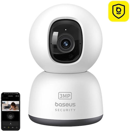Baseus P1 Lite IP Камера за наблюдение Wi-Fi Full HD+ 3MP с Двупосочна Комуникация