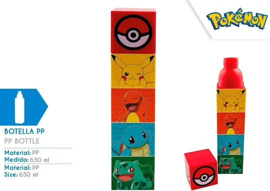Kids Licensing Pokemon Παιδικό Παγούρι Minecraft Πλαστικό 650ml (Διάφορα Σχέδια/Χρώματα)