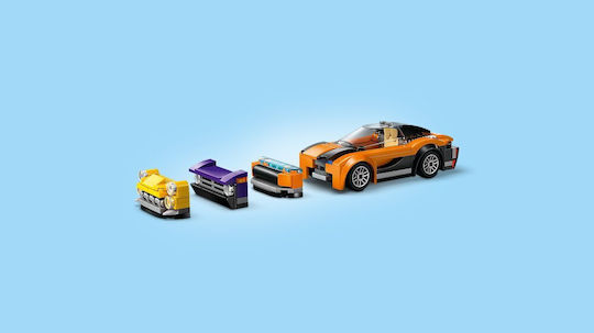 LEGO Lego-Stadt City Auto Transporter LKW Mit Sportwagen Für 7+ Jahre 998Stücke
