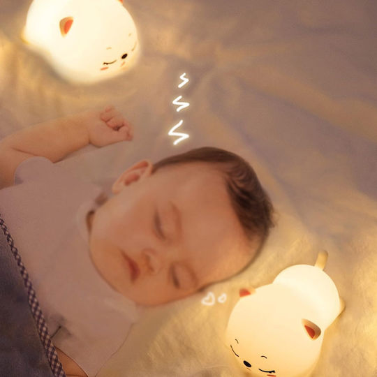 Led Kids Decorative Lamp Rechargeable with Color Changes Multicolour 13.5x10x8εκ.