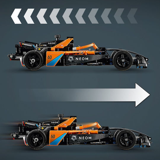 LEGO Technic Neom Mclaren Formula E Race Car Pentru 9+ Ani 452 Bucăți