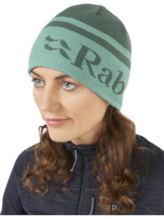 Beanie Unisex Fleece Σκούφος Πλεκτός Green Slate Glacier Blue