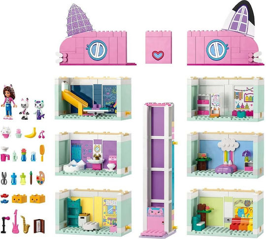 LEGO Gabby's Dollhouse Gabby's Dollhouse for 4+ Years 498 Pieces
