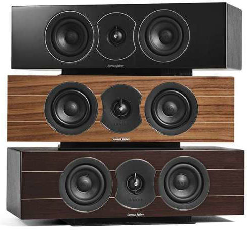 Sonus Faber Lumina CI Hi-Fi Говорител Централен 100W 2 Брой шофьори Ш52.3xД21.2xВ16.8см. Черен
