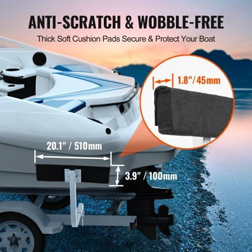 Vevor Adjustable Boat Trailer Guides 0.7m 2 Pcs Heavy Duty Rust Resistant for Recreational Boats Ctcdgtxtx000zavy0v0