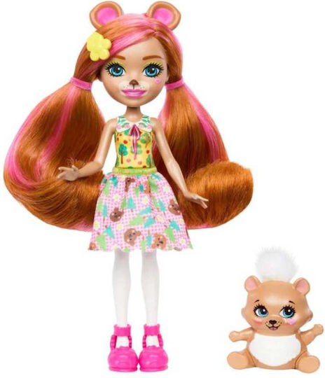 Mattel Doll Enchantimals Biloxi Bear Trail for 4++ Years 10cm