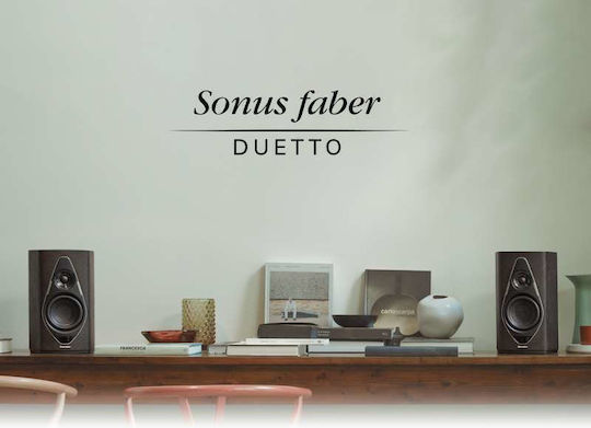 Sonus Faber Duetto Самоусилващи се тонколони 2 Брой шофьори 250W (Двойка) Сив
