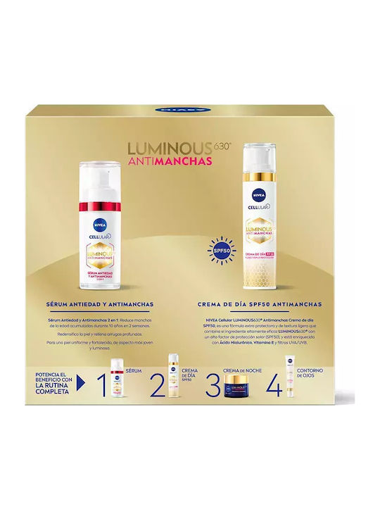 Nivea Luminous 630 Skin Care Set for Αnti-ageing 2pcs