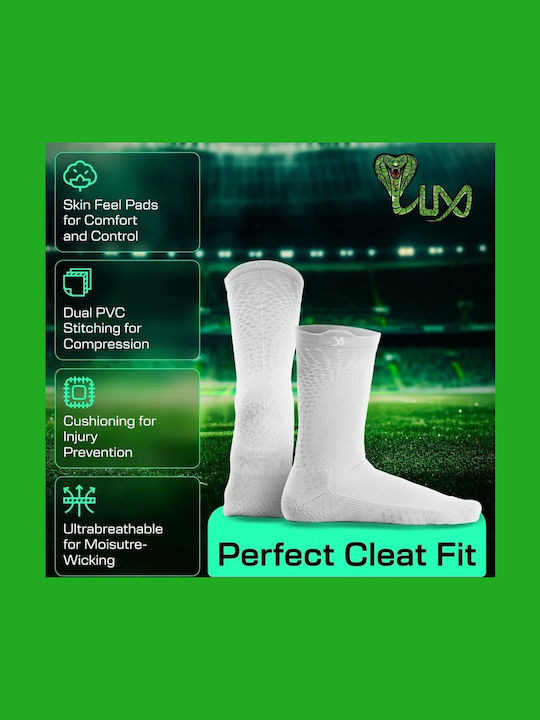 Lux Sports Αθλητικές Κάλτσες Λευκές Lux Sports Αθλητικές Κάλτσες Λευκές