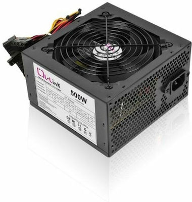 L-Link Fuente ATX 500W Черен Компютърно захранване Пълен кабел