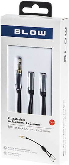 Blow Μετατροπέας 3.5mm male σε 3.5mm female 1τμχ 91-241