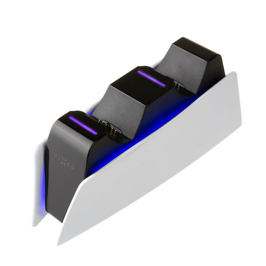 Feste Ladestation Fixps5-dcc-bw PS5 DualSense Controller 2x Docks Schnellladung LED USB-C Anschluss Schwarz