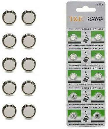 Alkalische Uhrenbatterien LR45 1.5V 10 Stück
