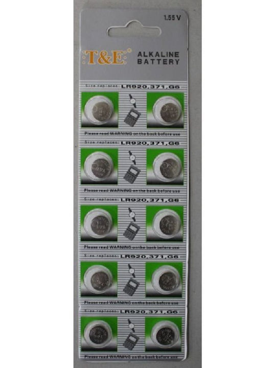 Alkaline Watch Batteries LR45 1.5V 10 Pack