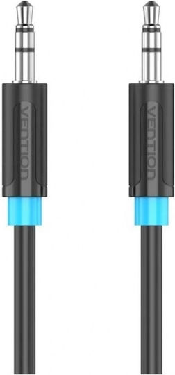 Vention Καλώδιο Ήχου 3.5mm male - 3.5mm male Μαύρο 0.8m VAS-A65-B080