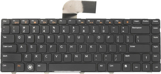 Movano Laptop Keyboard for Dell Vostro 3350 3450 3550 with Frame and English (US) Layout in Black Color KL/DE-3350