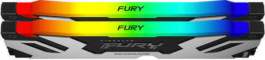 Kingston Fury Renegade RGB 64GB DDR5 RAM with 2 Modules (2x32GB) and 6400 Speed for Desktop