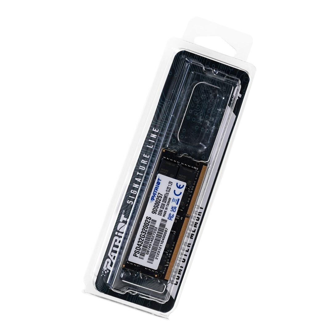 メモリー PATRIOT 32GB PSD432G32002S Patriot 32GB DDR4 RAM cu Viteză 3200 pentru Laptop (PSD432G32002S