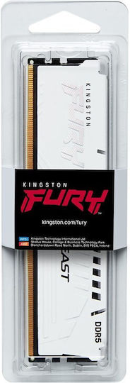 Kingston Fury Beast DDR5 με Module 1x16GB και Ταχύτητα 6400 για Desktop
