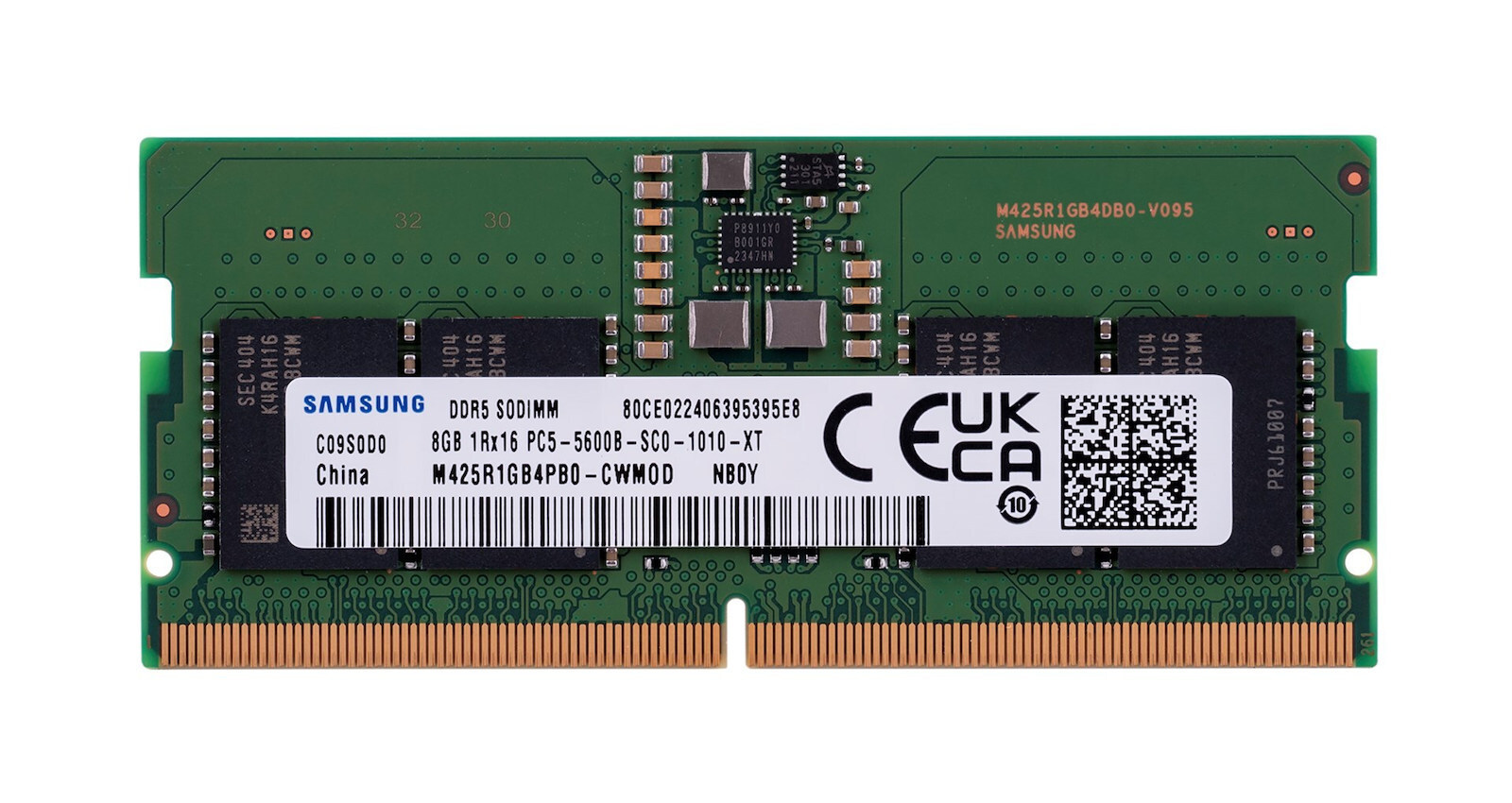 Samsung 8GB DDR5 RAM cu Viteză 5600 pentru Laptop (M425R1GB4PB0