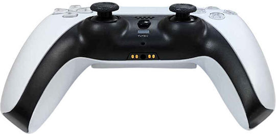 Factory Plus Ασύρματο Gamepad για PS4 Λευκό
