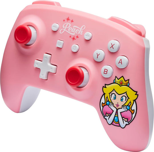 PowerA Ασύρματο Gamepad για Switch Princess Peach Pink