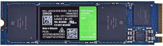 Western Digital SSD Verde SN350 250GB Tip M.2 Cu Conexiune PCI Express 3.0 WDS250G2G0C