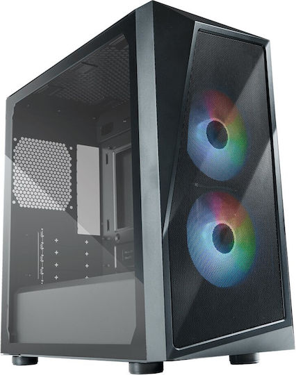 NZXT H7 Flow Gaming Midi Tower Κουτί Υπολογιστή με Πλαϊνό Παράθυρο Μαύρο
